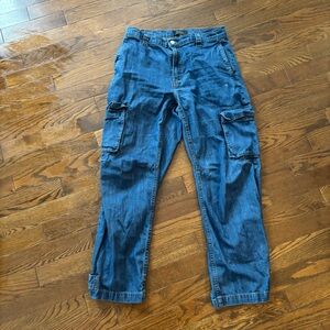 Banana Republic Cargo Barrel Jeans